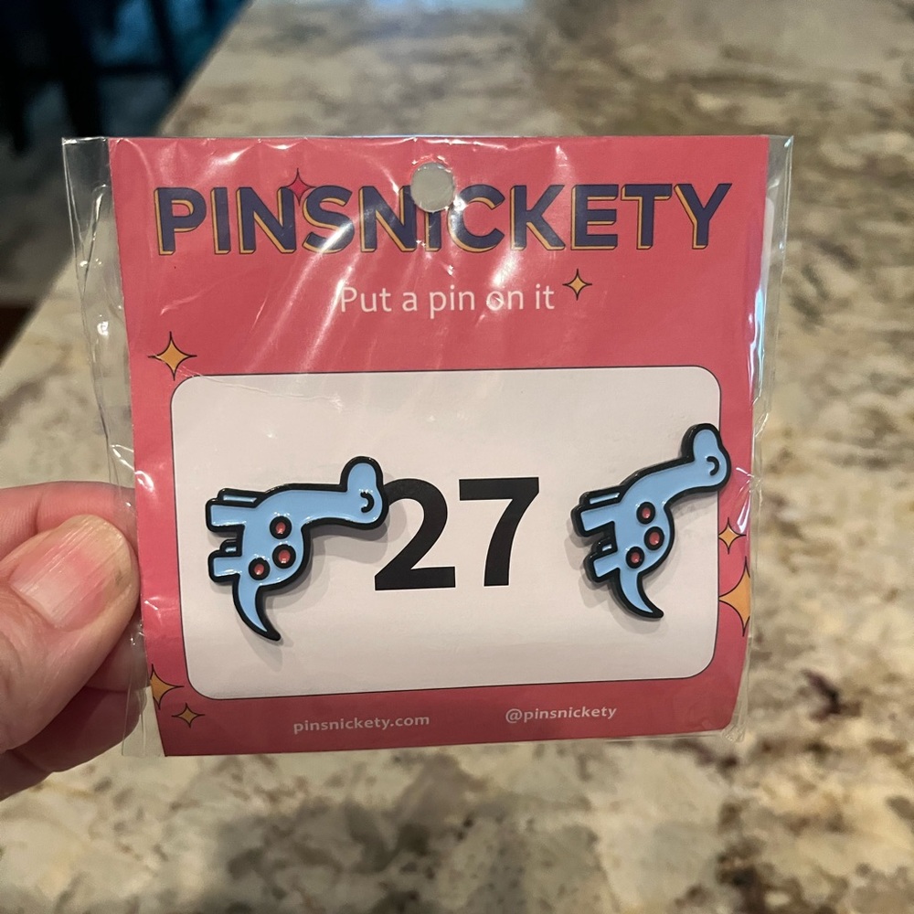Brontosaurus Enamel Pins